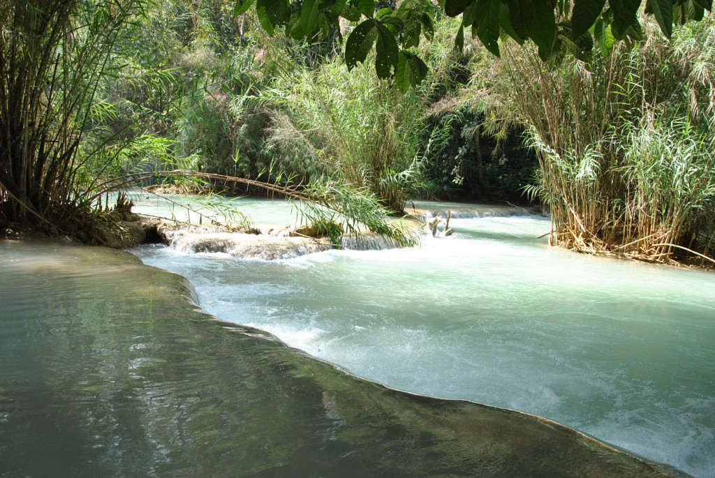 Luang Prabang - Tat Kuang Si - waterfall