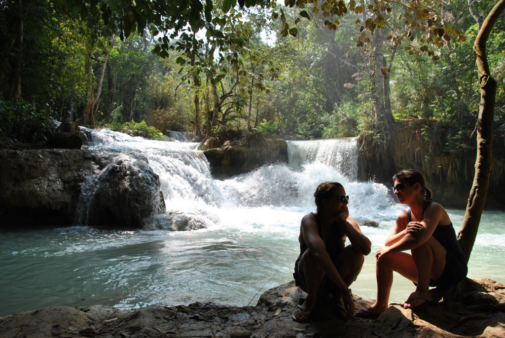 Luang Prabang - Tat Kuang Si - waterfall